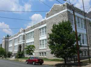The former Springfield School in Richmond, Virginia; on the National Register of Historic Places