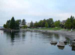 Beach at Marina Park, Kirkland, WA