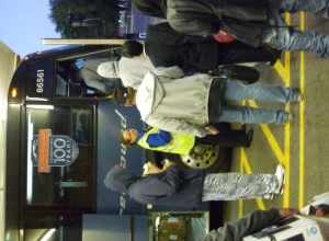 Denver to Las Vegas on Greyhound - reboarding in Grand Junction.