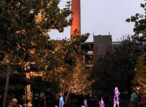 Gustav's Geysers splash pad at Pearl Brewery in San Antonio, Texas, United States.