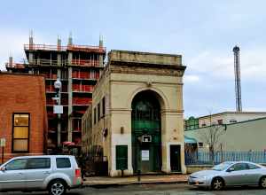 The Space Needle (185'x8'x8') ride atop New Roc City is a 12 seat roller coaster type ride