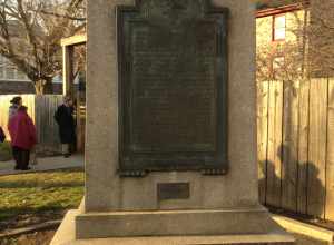 Plaque about General George Washington and the Battles of Trenton at the Old Barracks in Trenton, New Jersey