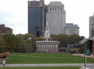 Independence Hall in Philadelphia, Pennsylvania.