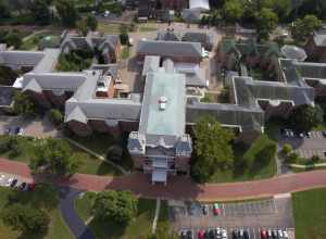 An Aerial view of the former Athens Lunatic Asylum now commonly refereed to as the ridges. Taken with DJI Phantom 3