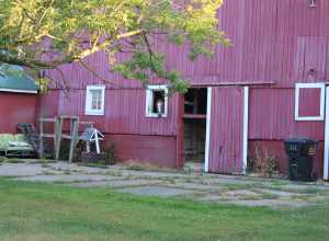Horse in a barn window, 2509 Joy Road, Northfield Township, Michigan. Camera location42° 20′ 40.18″ N, 83° 42′ 48.96″ W View this and other nearby images on: OpenStreetMap 42.344494;  -83.713600