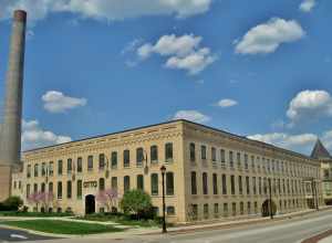 Illinois Iron and Bolt Company in the Dundee Township Historic District in Carpentersville (1871). It was founded in 1855 by George Marshall as a reaper factory. The company was incorporated in 1864. Julius Carpenter and Alfred Edwards bought the
