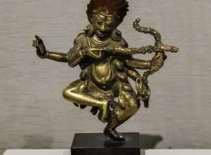 500px provided description: Kurukulla, the goddess of power, is a protector of Buddhism.

The Honolulu Museum of Art in Honolulu, Hawaii [#religion ,#statue ,#art ,#asia ,#sculpture ,#buddhism ,#bronze ,#power ,#fine art ,#tibet ,#goddess ,#deity