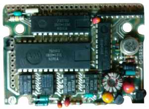 Mainboard of scientific pocket calculator HP-67