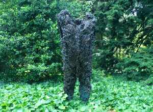 Prospect House, a National Historic Landmark, is the faculty dining club of Princeton University.  Among the sculptures in the Prospect House Garden is Titan by Michele Oka Doner (2004), Cast bronze.  It was a gift of the artist in honor of Micky