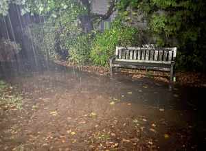Flooding in Camden, Maine, in October 2021