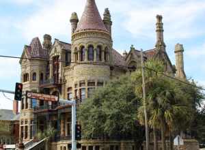 The former Bishop's Palace also known as also known as Gresham's Castle and the Colonel Walter Gresham House, in Galveston, Texas.