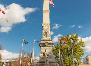 Civil War Memorial in Easton, PA