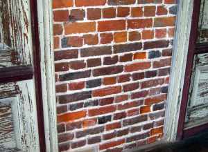 A false door inside the Drayton Hall Plantation House.