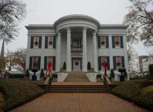 The Mississippi Governor's Mansion in Jackson, Mississippi (United States).