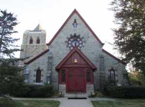 Saint Peter's by the Sea in the Central Street Historic District, Narragansett Rhode Island