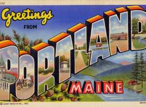 Production Date: 1940
Source Type: Postcard
Publisher, Printer, Photographer: Portland News Company, Curt Teich (#0B-H1677)
Postmark: None
Collection: Steven R. Shook
Tenney and Hilbert Published Market Price in 2009: $3-$6
Source: Tenney, Fred, and