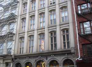 The Leland Building at 37-39 S. 3rd Street between Chestnut and Market Streets in the Old City neighborhood of Philadelphia was built in 1855 and was designed in the Italianate style by Stephanie Button for the prosperous merchant Charles Leland.