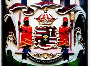 Royal seal of the Kingdom of Hawaii.