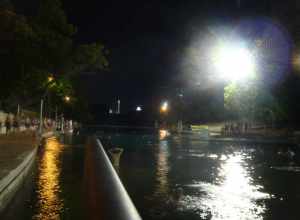 Barton Springs Pool at Night