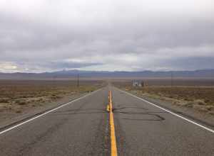 View east along U.S. Route 50 about 35.7 miles east of the Churchill County line in Lander County, Nevada