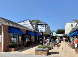The Village by the Sea shopping area in Rehoboth Beach, Delaware.