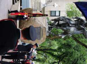 2013, Fallen Firefighter's Flag, Roughrider Statue, Prescott Courthouse Square, Granite Mountain Hotshot Observances  Closing