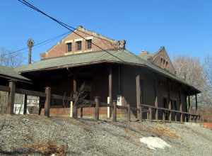 The former Methuen station in April 2015