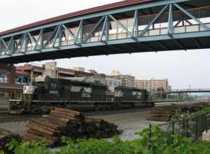 Bridge over rails