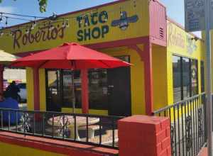 The first Roberto’s Taco Shop seen from the east, opened in 1964