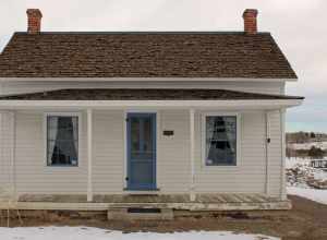 The Gully Homestead, located at 200 South Chambers Road in Aurora, Colorado. The house is listed on the National Register of Historic Places.