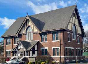The Parish House of St. Peter's Episcopal Church in Perth Amboy, New Jersey.