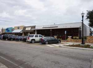 Rusk Street in Rockwall, Texas (United States).