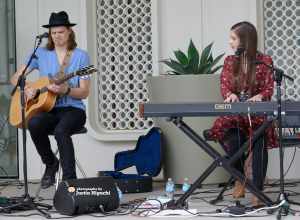 Shane Henry &amp; Maggie McClure performing live at the Brand Library &amp; Art Center in Glendale California on Sunday April 13th, 2014.
