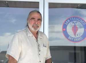 Andy Schmidt in Front of San Francisco Bay Brand, Newark, CA