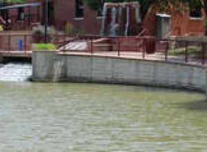 The Arkansas Riverwalk in Pueblo, Colorado, USA, on July 7, 2017