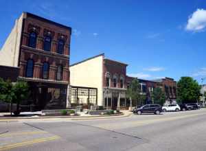 The North Main Street Historic District in Janesville, Wisconsin (United States).