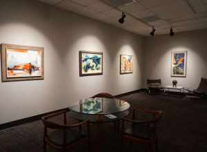 The Dallas Nine gallery inside the Longview Museum of Fine Arts in Longview, Texas (United States).
