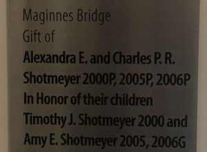Maginnes Bridge Plaque