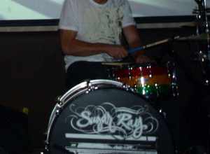 Stan Frazier on June 17, 2009 performing with Sugar Ray in Fresno, CA.