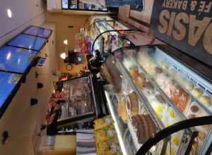 bakery treats on display