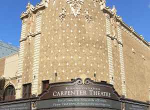The former Loews Theater, now the Carpenter Theatre in Richmond, Virginia; on the National Register of Historic Places