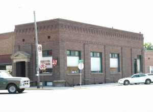 Citizens National Bank, Gooding, Idaho. This building is listed on the National Register of Historic Places.
