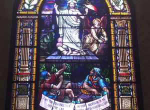 Saint Joseph Cathedral (San Diego, California) - stained glass, The Resurrection
