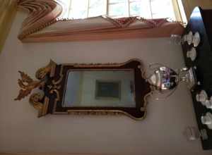 Liberty Hall Museum. Union, NJ. Mirror in the dining room