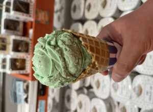 Mint Chocolate Chip Ice Cream at Dietsch Brothers branch on Tiffin Avenue in Findlay, Ohio.